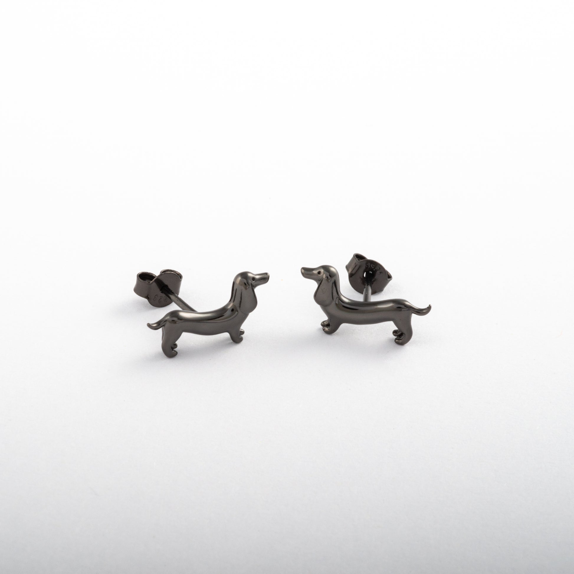 Aretes Junio Salchi Negro Plata S925 - Agosto 18