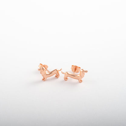 Aretes Junio Salchi Oro Rosa Plata S925 - Agosto 18