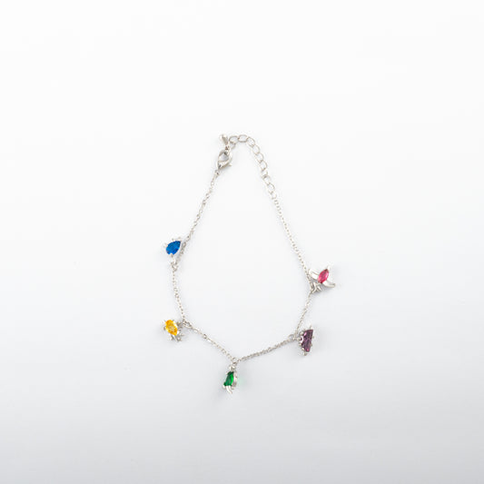 Pulsera Junio Dinosaurios Plateada - Agosto 18