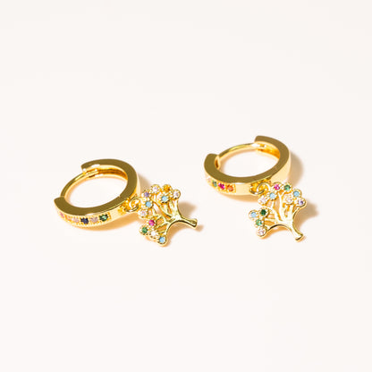 Aretes Marrón