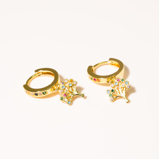 Aretes Marrón