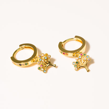 Aretes Marrón