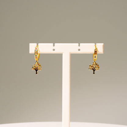 Aretes Marrón