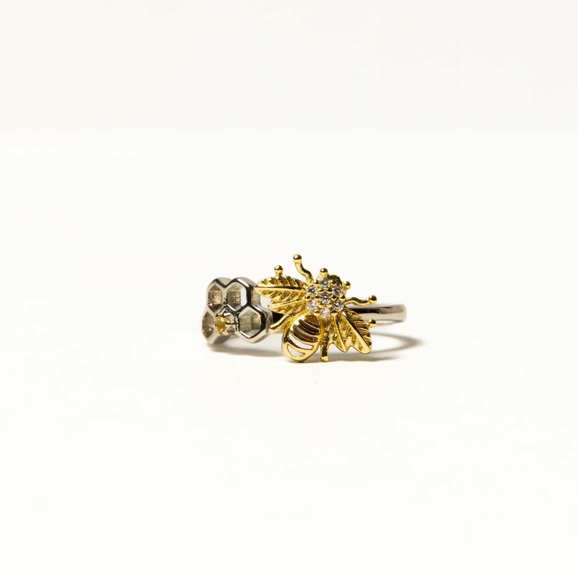 Anillo Giratorio Abeja y Panal - Agosto 18