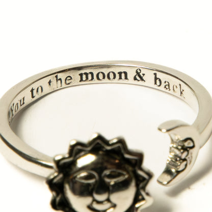 Anillo Giratorio y Grabado SolLuna - Agosto 18