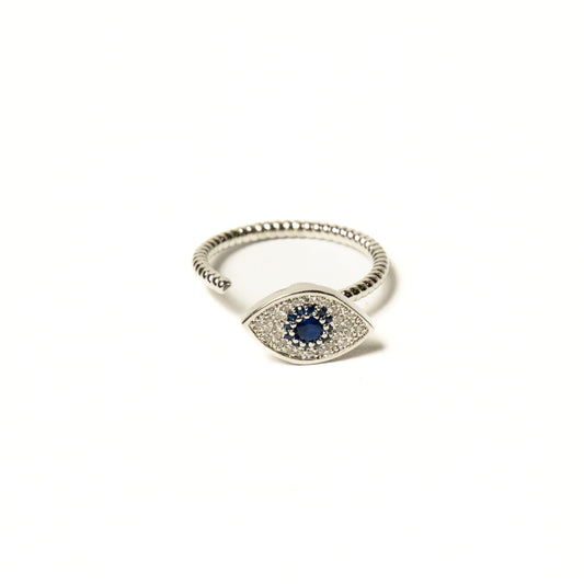 Anillo Giratorio Udyat Plateado - Agosto 18