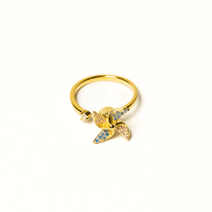 Anillo Plata S925 Antiestrés Luneth - Agosto 18