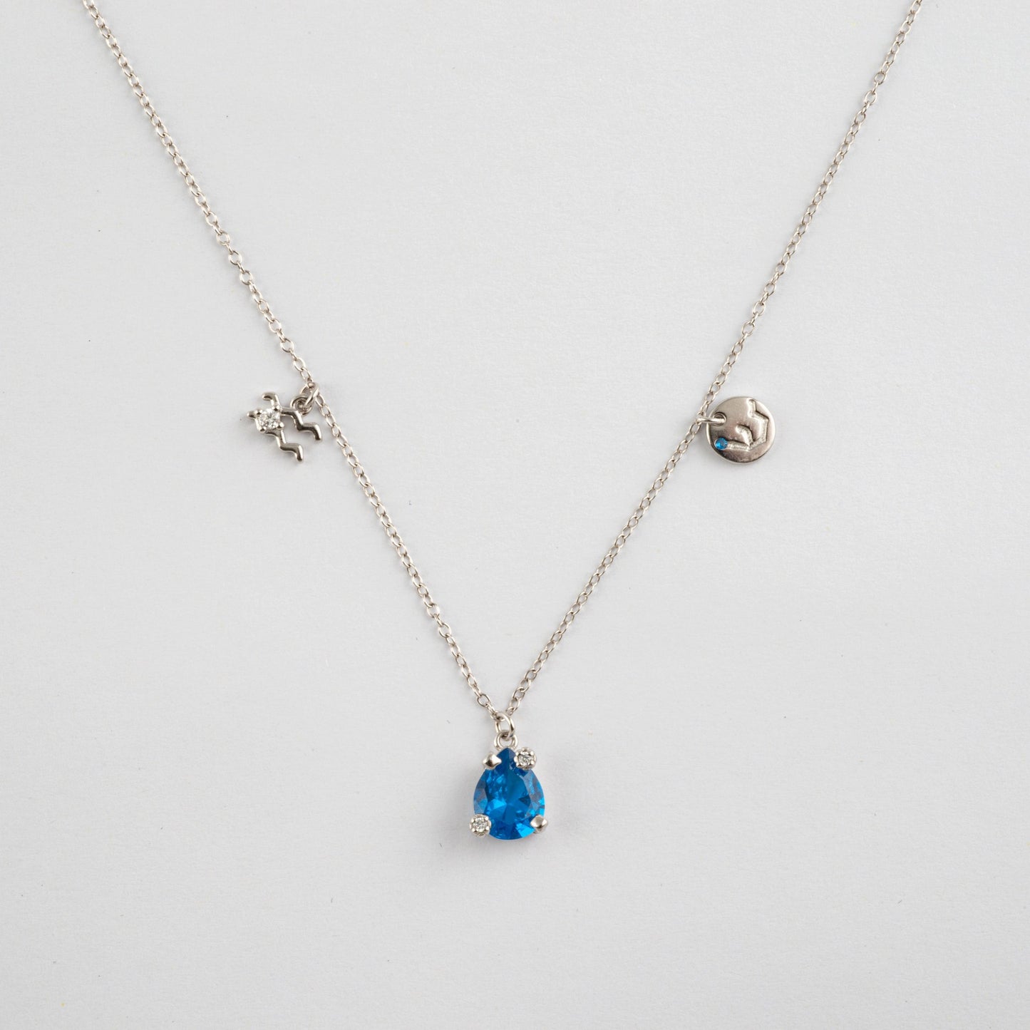 Collar Constelación Acuario S925 - foto de producto