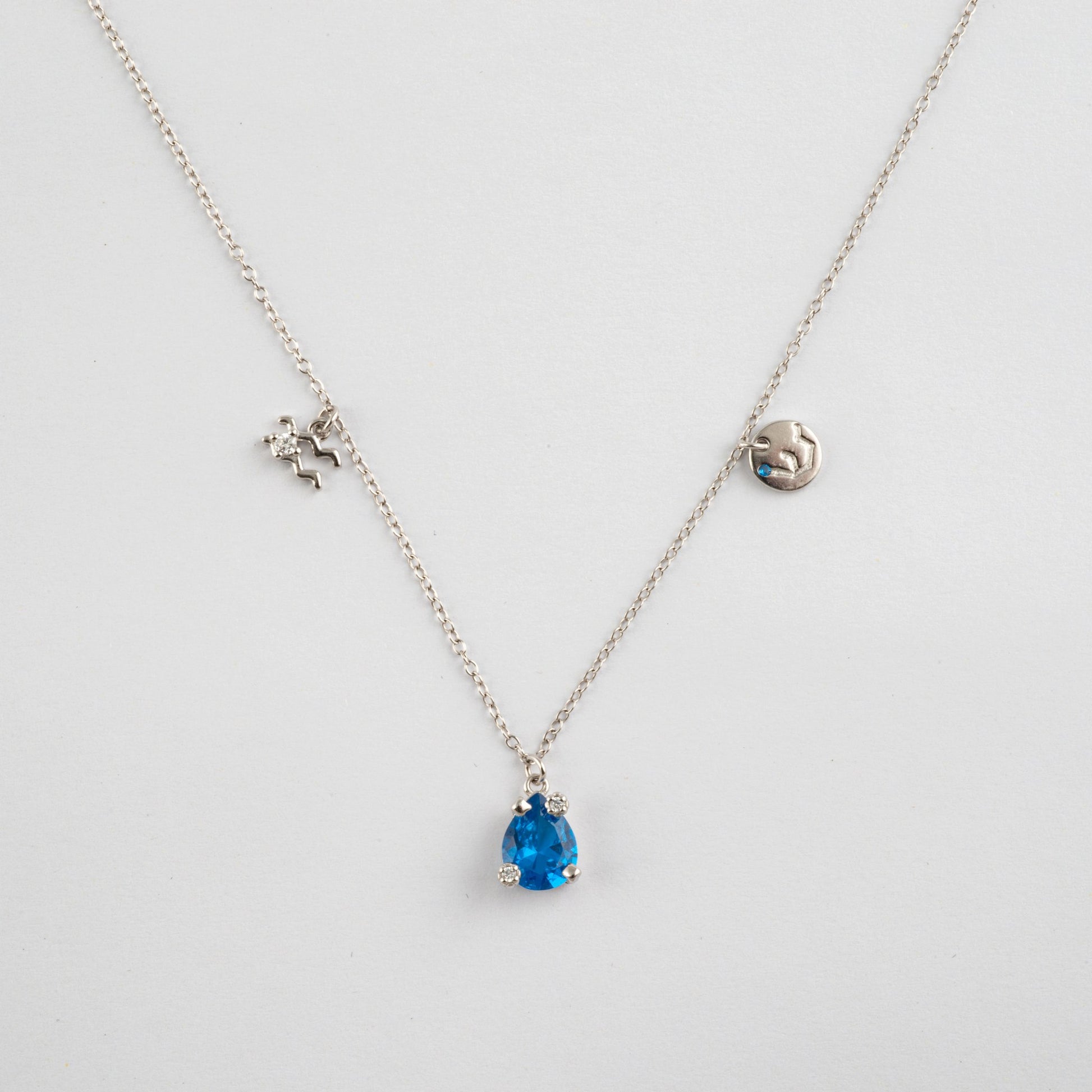 Collar Constelación Acuario S925 - foto de producto