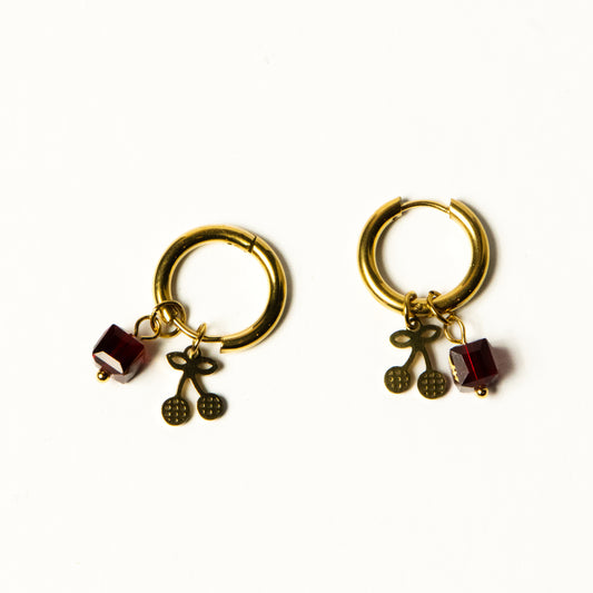 Aretes Cherrys Llavero - Agosto 18