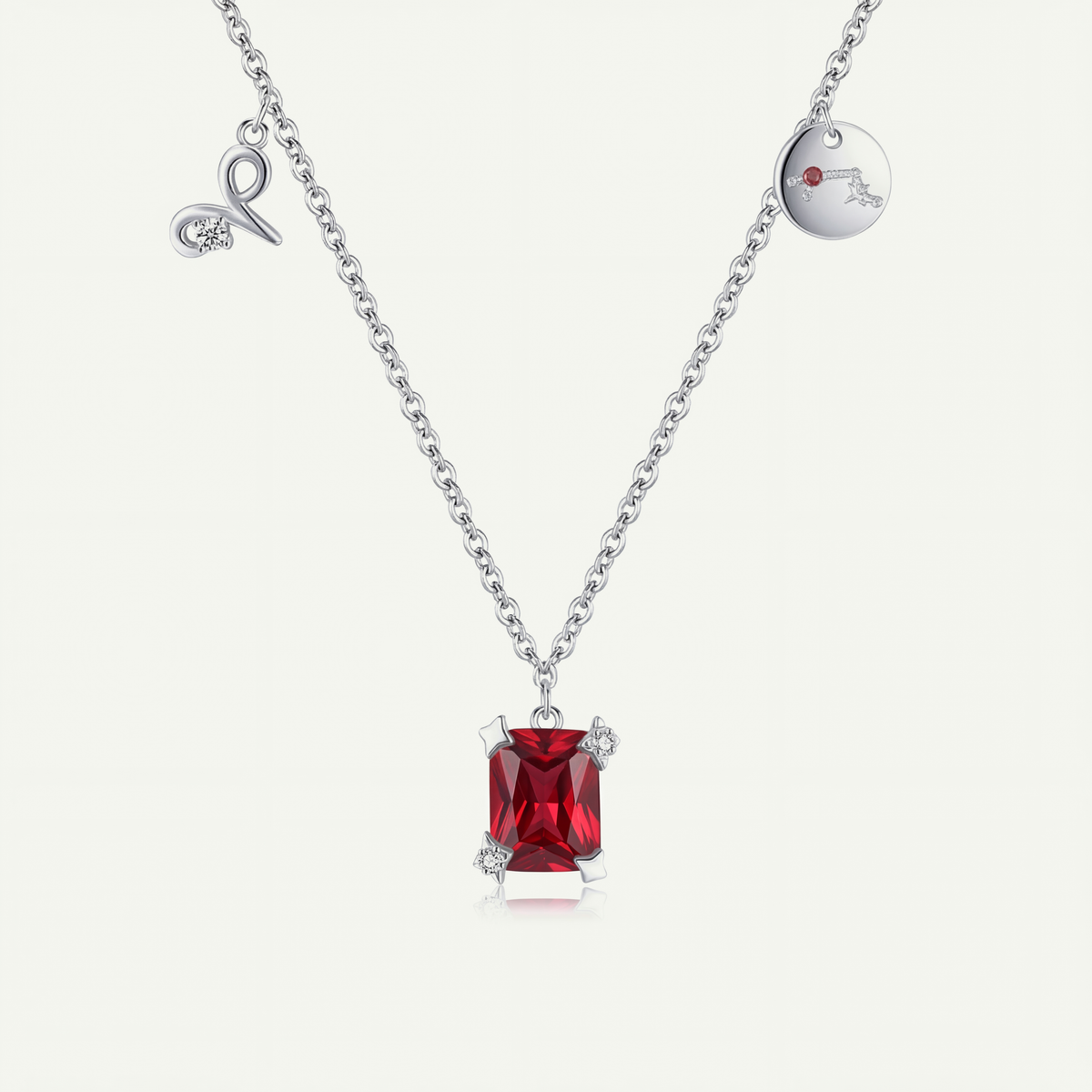 Collar Constelación Aries Plata S925