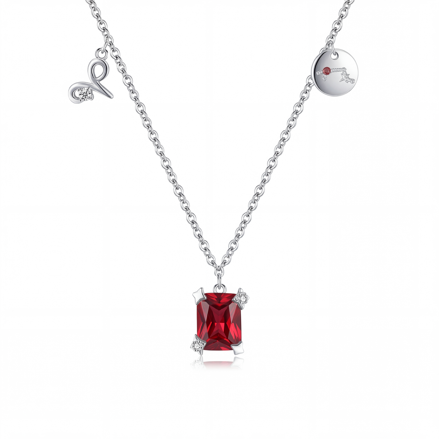 Collar Constelación Aries Plata S925