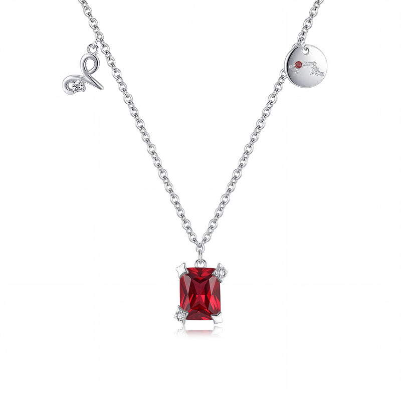 Collar Constelación Aries Plata S925