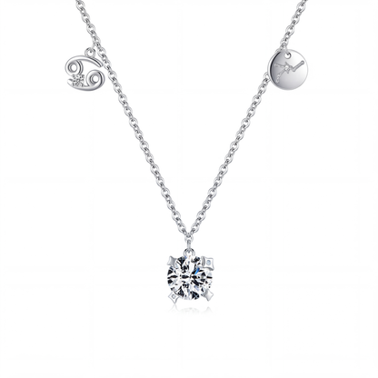 Collar Constelación Cáncer Plata S925
