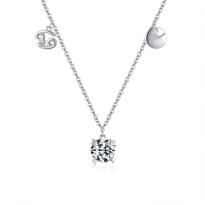 Collar Constelación Cáncer Plata S925