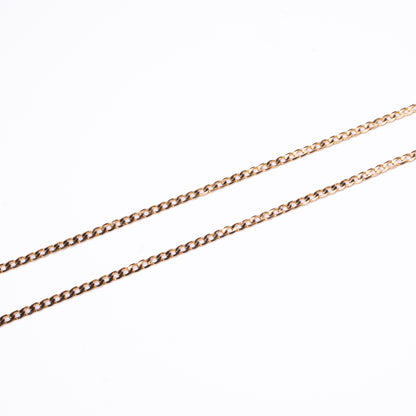 Collar Hombre Dorado Liso