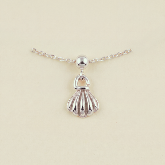Charm S925 Concha Plateado