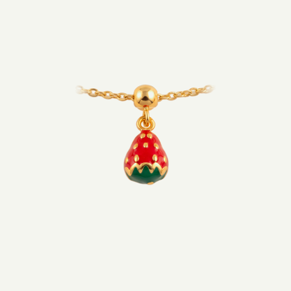 Charm S925 Fresa Dorado