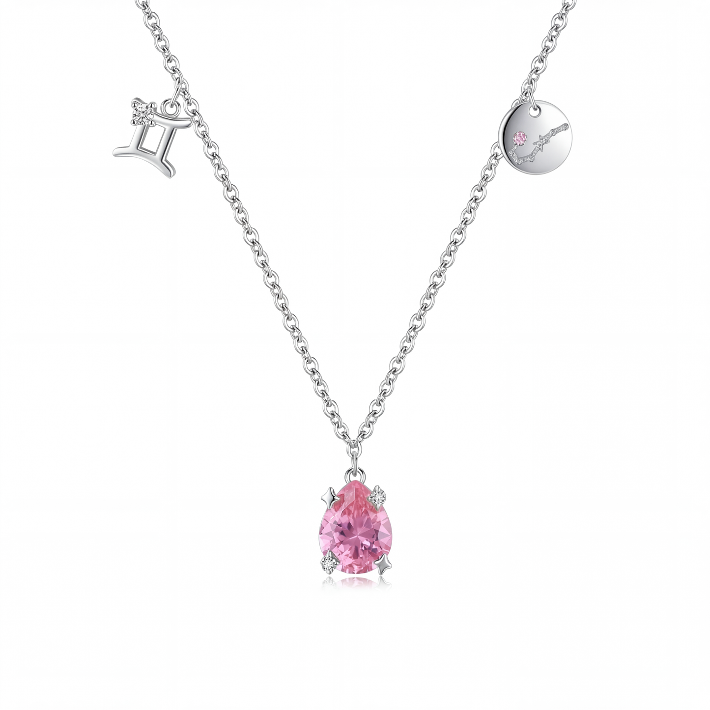 Collar Constelación Gémini Plata S925