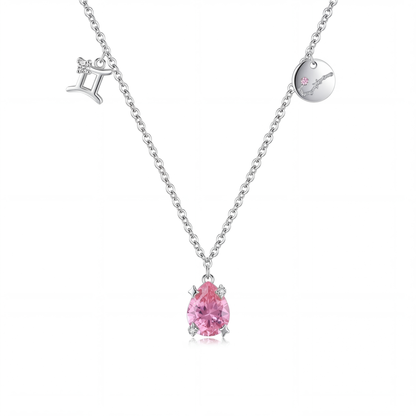 Collar Constelación Gémini Plata S925
