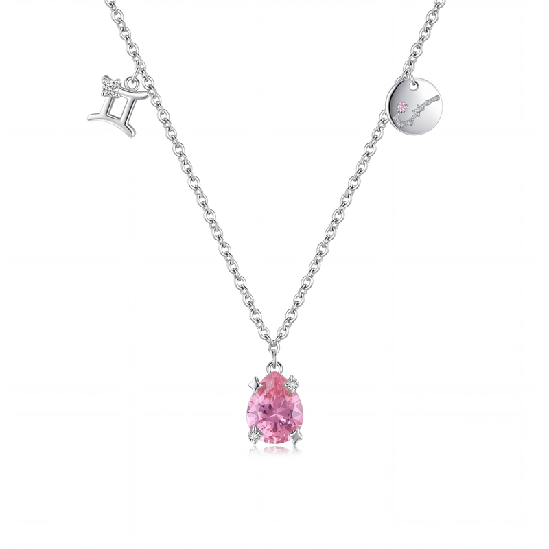 Collar Constelación Gémini Plata S925