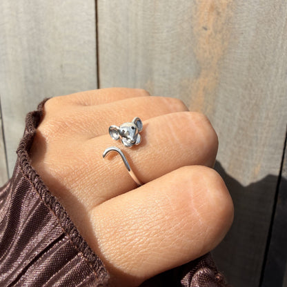Anillo Plata S925 Ratoncito