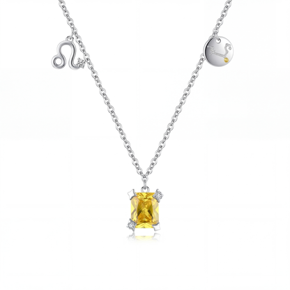 Collar Constelación Leo Plata S925