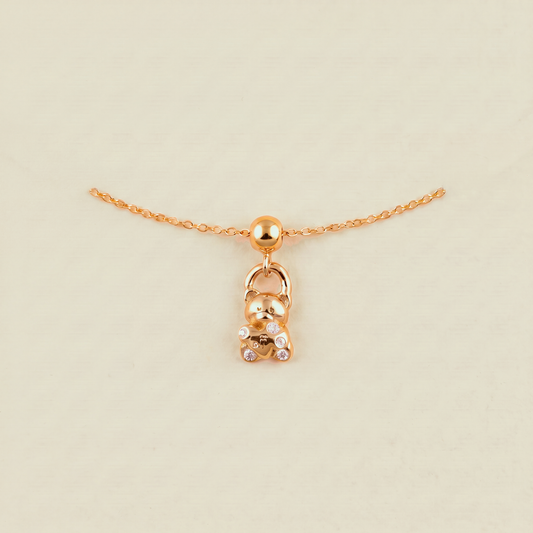 Charm S925 Osito Dorado