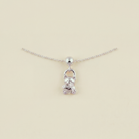 Charm S925 Osito Plateado