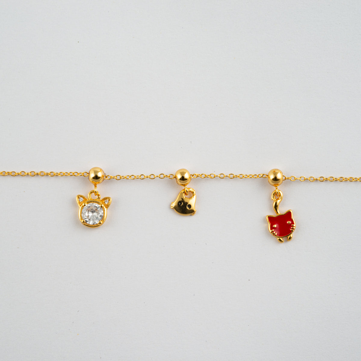 Charm S925 Gato Cristal