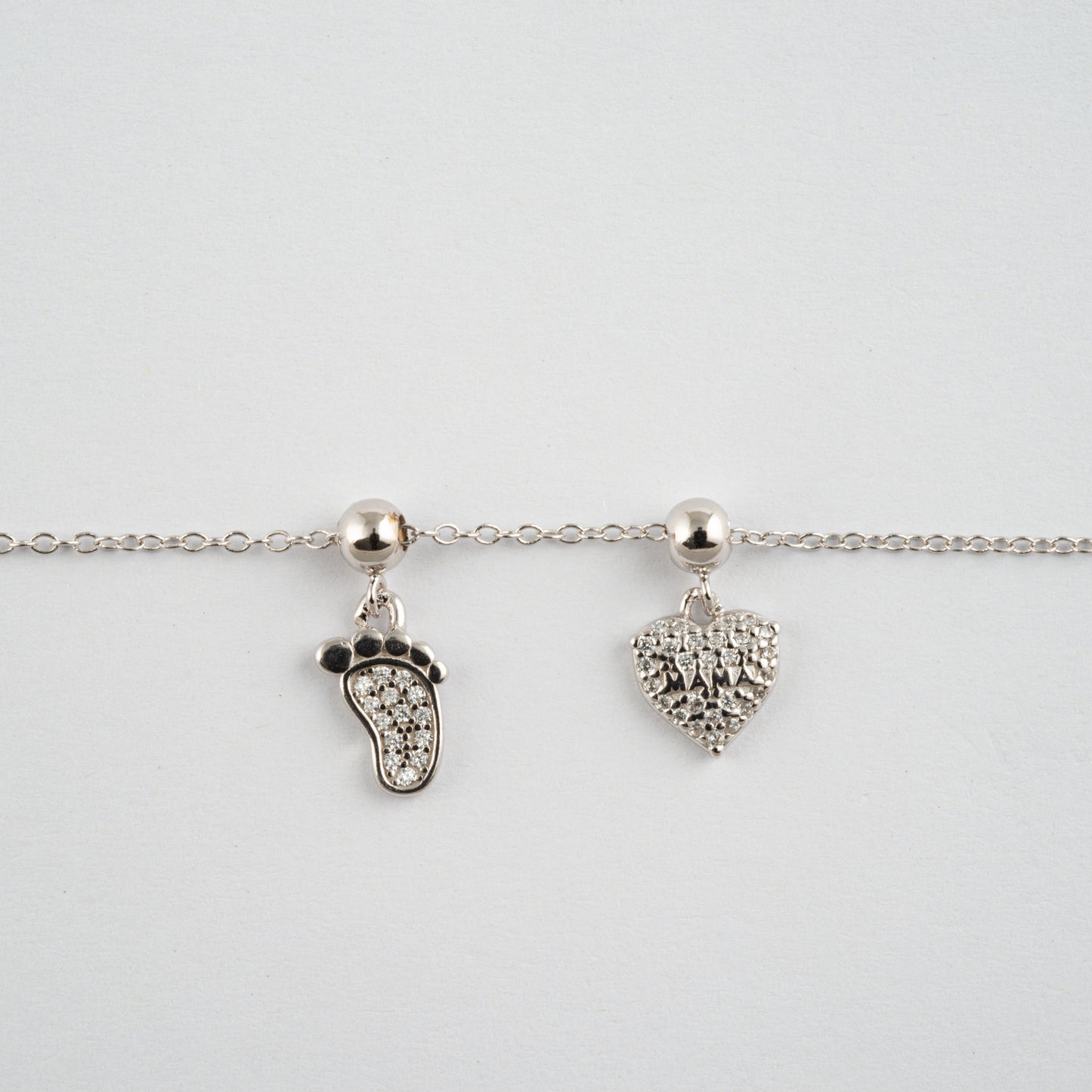 Charm S925 Mamá Corazón