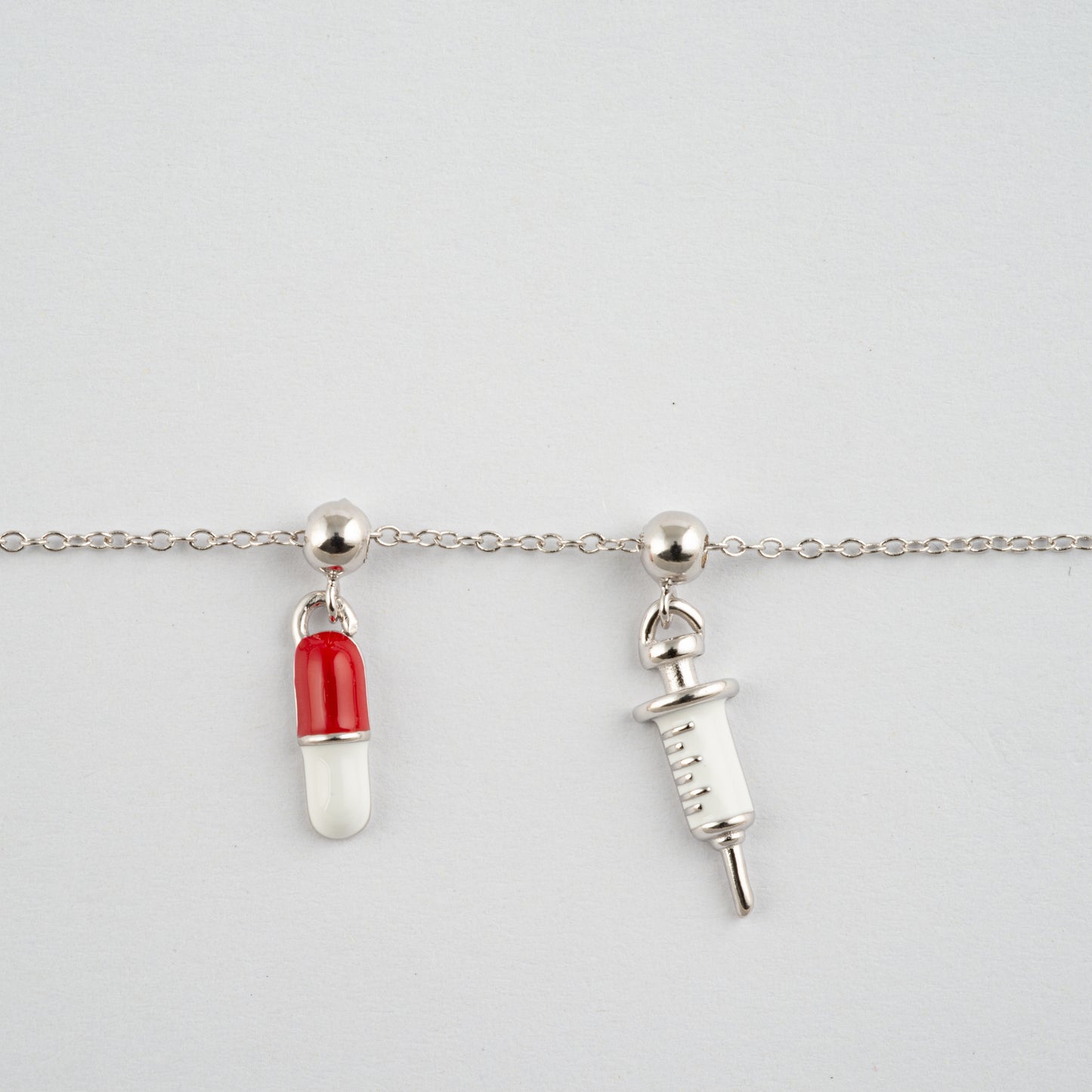 Charm S925 Pastilla Roja
