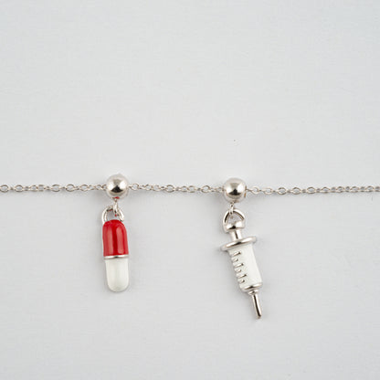 Charm S925 Pastilla Roja