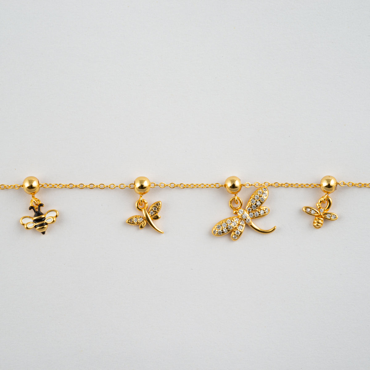 Charm S925 Abeja Cristal