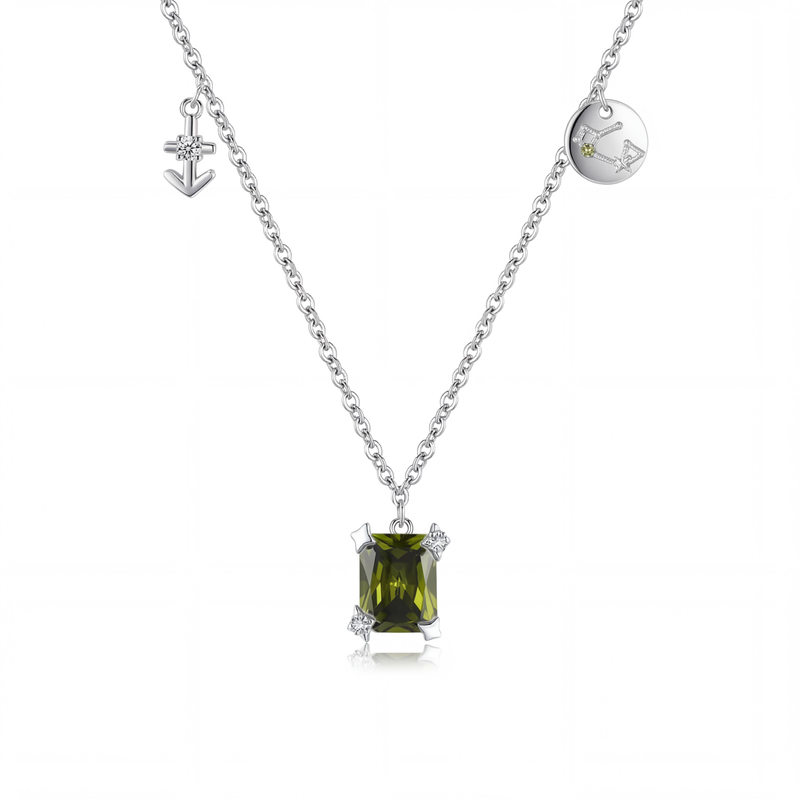 Collar Constelación Sagitario Plata S925