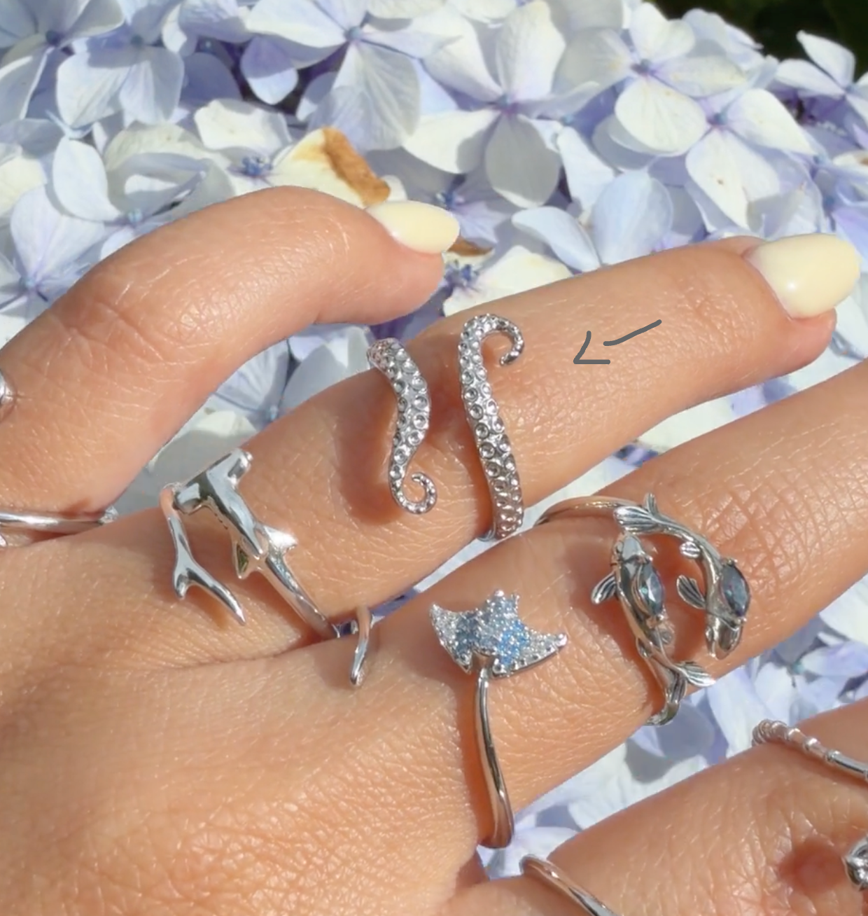 Anillo Plata S925 Tentáculos Pulpo