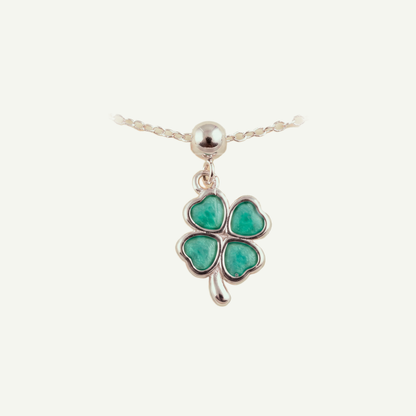 Charm S925 Trébol 4 Hojas Plateado