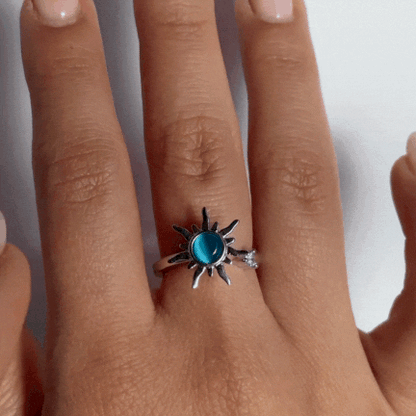 Anillo Anti Estrés Sol Azul