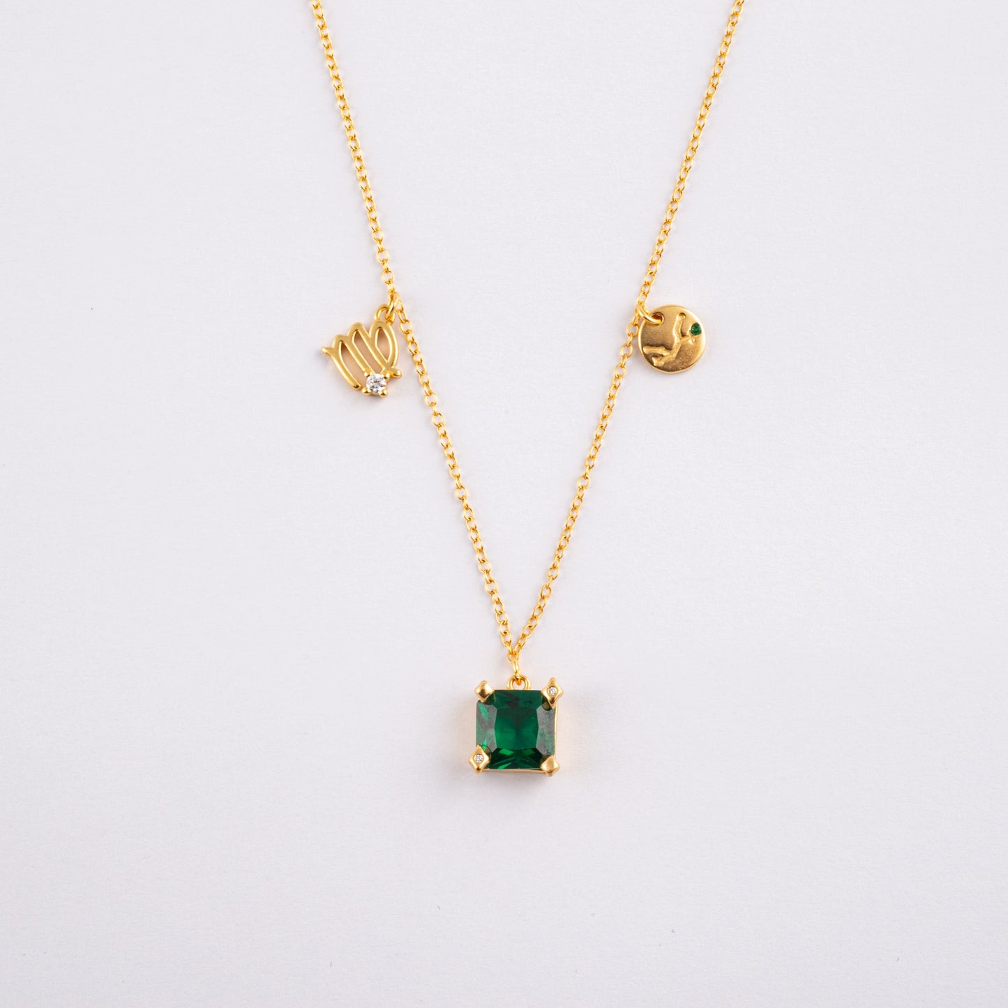 Collar Constelación Virgo S925 dorado - foto de producto