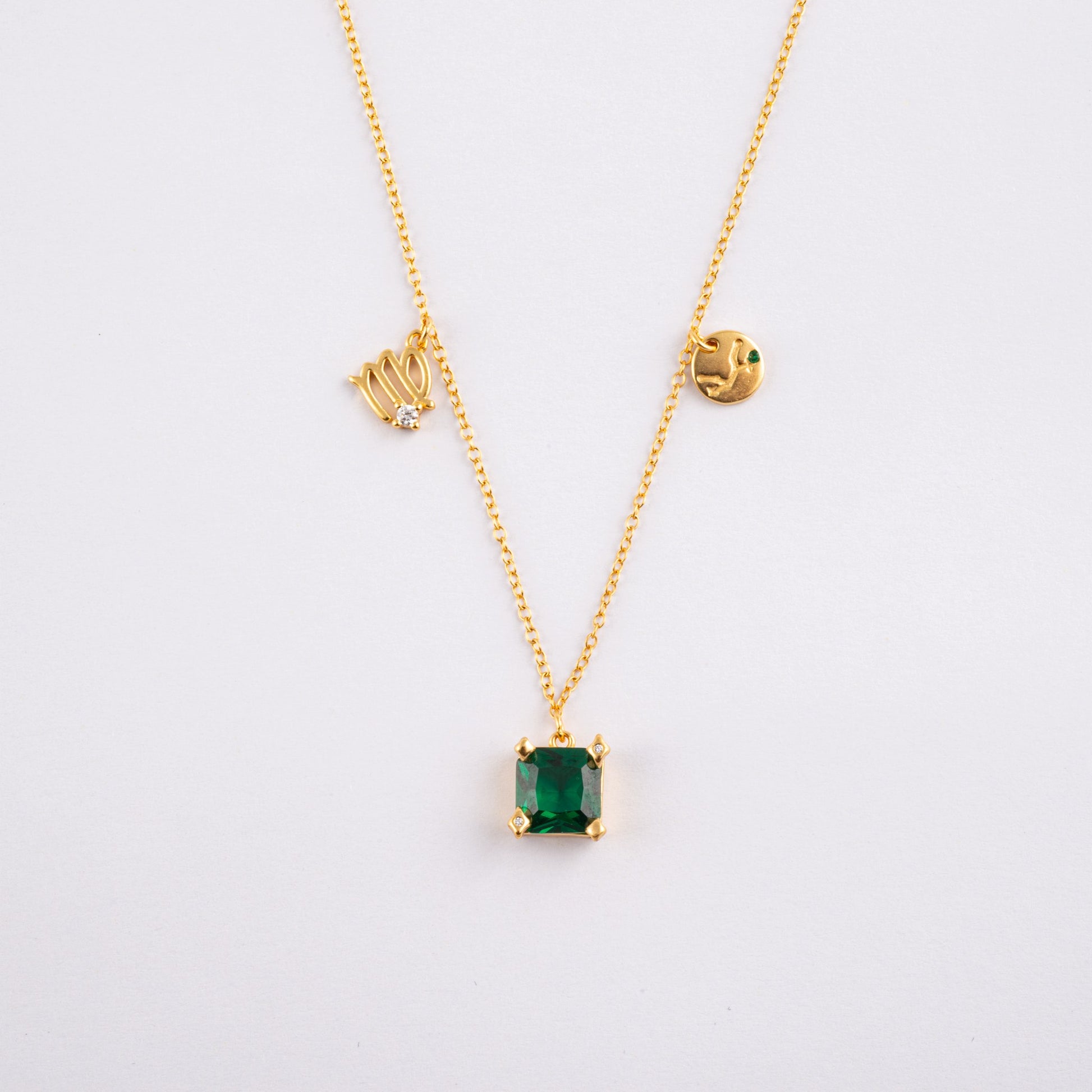 Collar Constelación Virgo S925 dorado - foto de producto