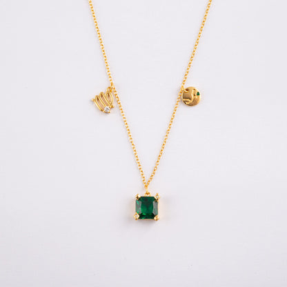 Collar Constelación Virgo S925 dorado - foto de producto