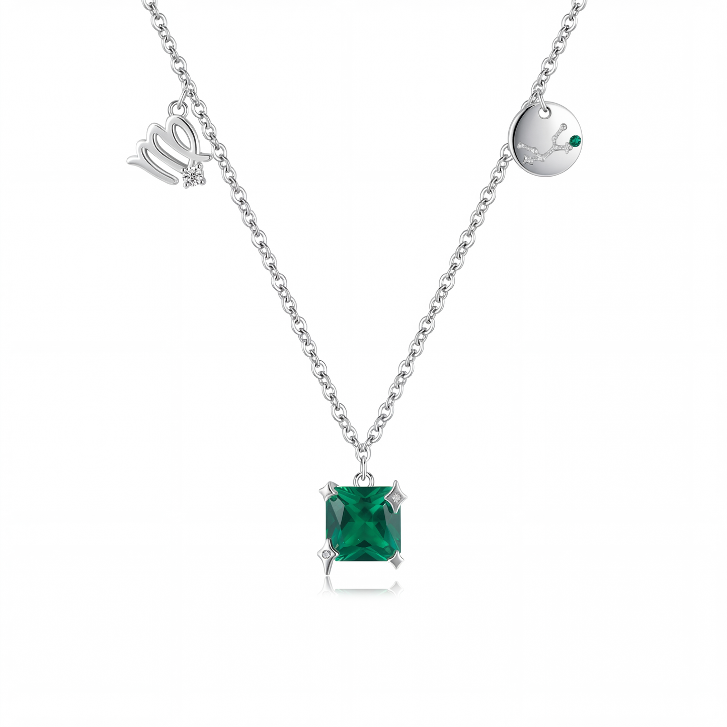 Collar Constelación Virgo Plata S925