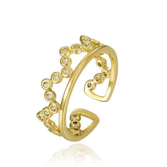 Crown Gold Ring