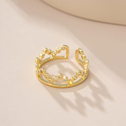 Crown Gold Ring