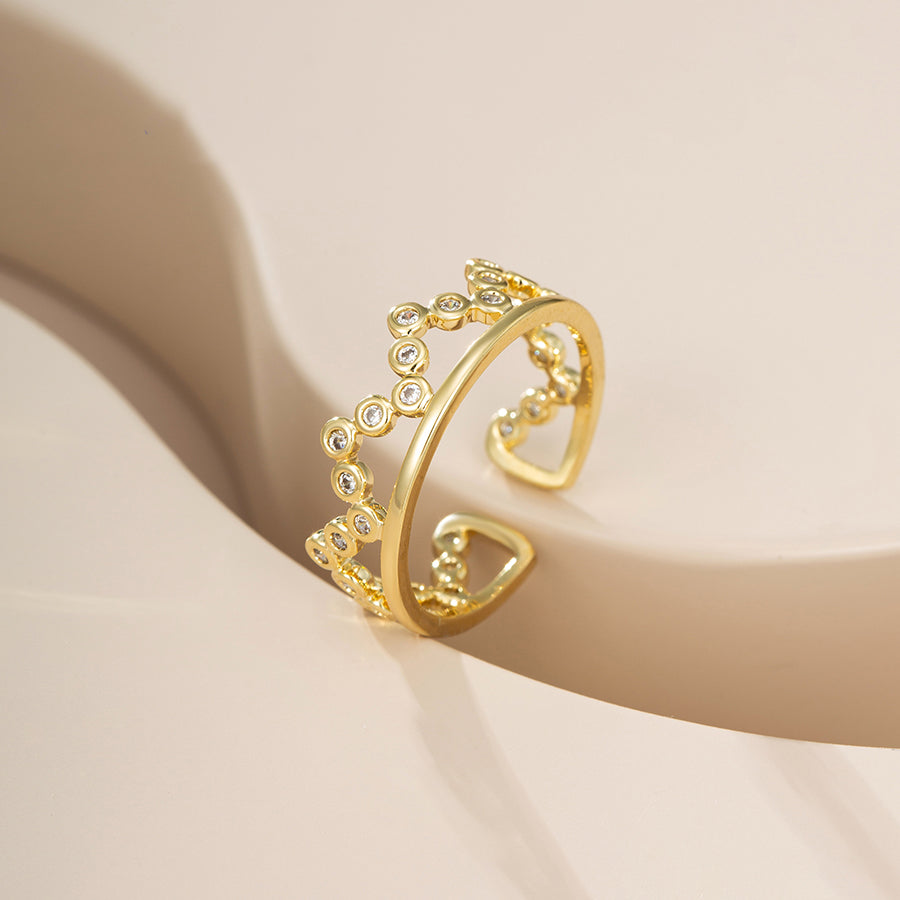 Crown Gold Ring