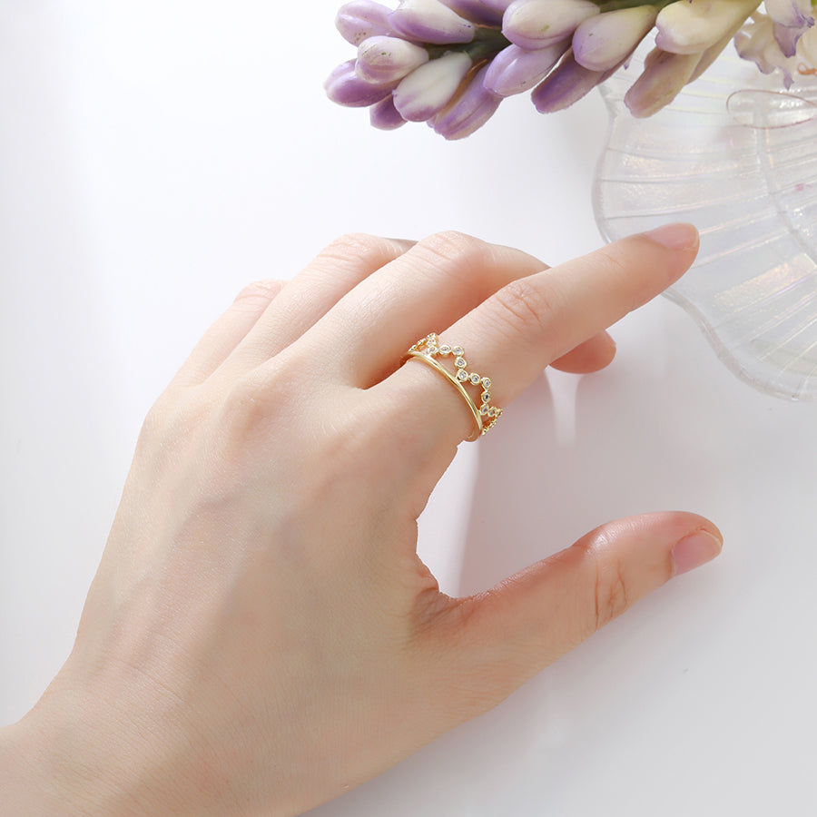 Crown Gold Ring