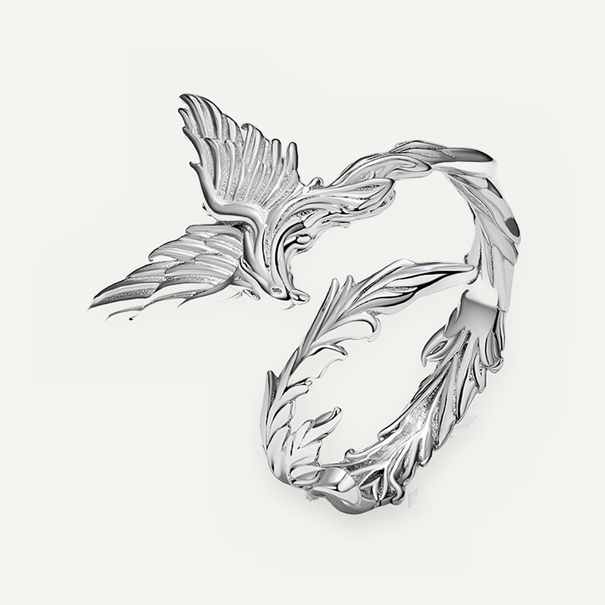 Anillo Plata S925 Fénix Plateado – detalle