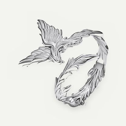 Anillo Plata S925 Fénix Plateado – detalle
