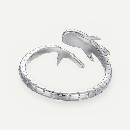 Anillo Plata S925 Tiburón Ballena – detalle