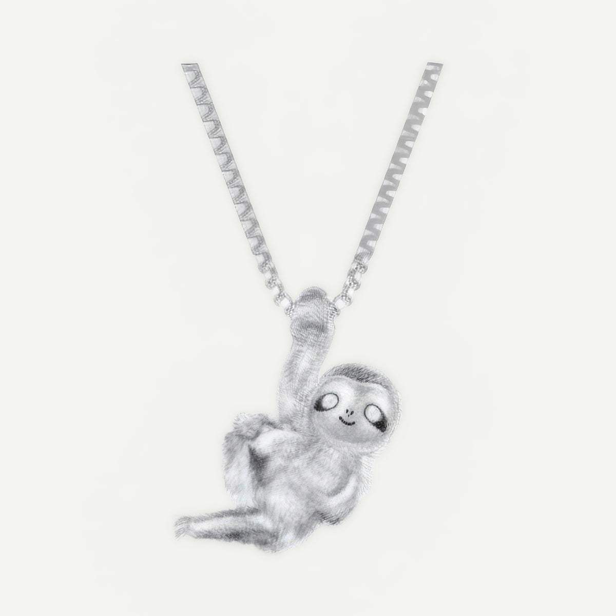 Collar Plata S925 Perezoso
